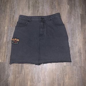 Def leppard patch skirt